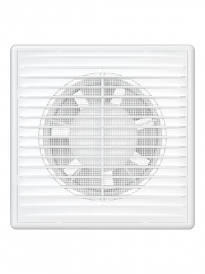 Вентилятор накладной B D100 сетка обр.клапан AURAMAX