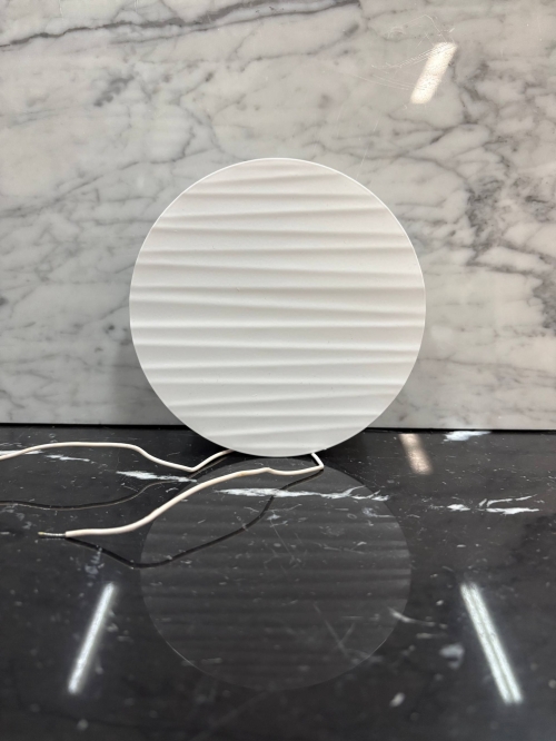 Диффузор на магнитах с вентилятором ТД100 белый орнамент волны 100 мм