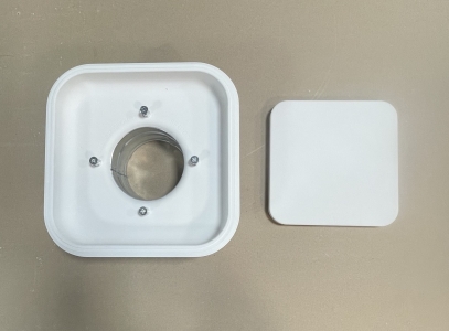 Диффузор под покраску скрытого монтажа SECRET SOFT FRAME D200мм